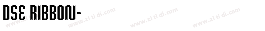 DSE Ribbon字体转换